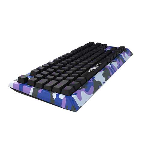 Akko AKC87 CAMO 87 Key NKRO USB Wired Purple Backlit Mechanical Gaming Keyboard