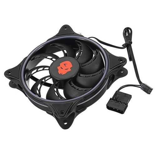 1PCS 120mm 3Pin 4Pin RGB Backlit CPU Cooling Fan Cooler Silent Radiator Heatsinks for Computer Case