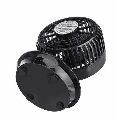 12/24V Portable Car Cooling Oscillating Fan Cooler Rotating Auto Vehicle Van