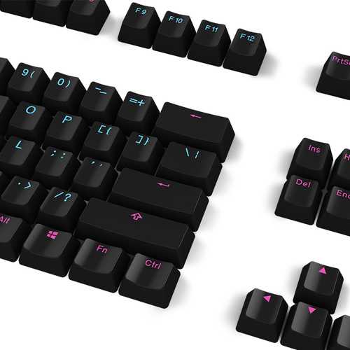 Akko X Ducky Midnight 108 Key OEM Profile PBT Keycaps Keycap Set for Mechanical Keyboard