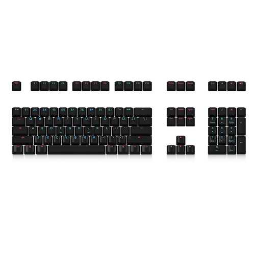 Akko X Ducky Midnight 108 Key OEM Profile PBT Keycaps Keycap Set for Mechanical Keyboard