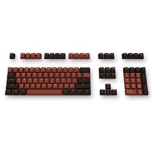 Akko X Ducky 108 Key OEM Profile PBT Chocolate Keycaps Keycap Set for Mechanical Keyboard