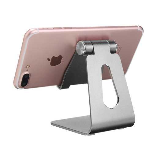 Universal Aluminum Alloy 270 Degree Adjustable Desktop Charging Holder Stand for Mobile Phone Tablet