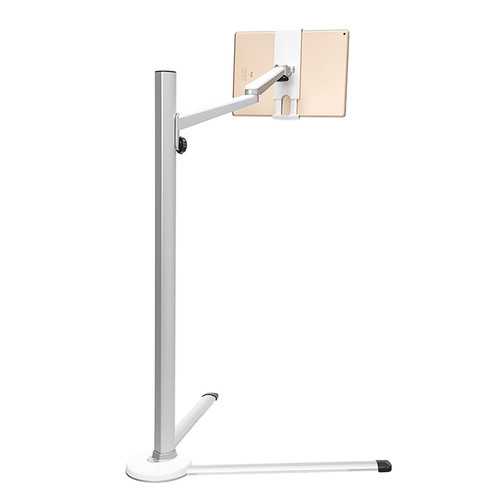 2 Arm Height Adjust Musician Floor Bed Stand For IPAD Pro/IPAD/tablet/iPhone/KINDLE