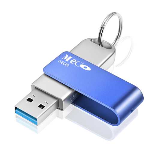 MECO USB 3.0 32G USB Flash Drive Memory Pen Drive Aluminum With Keyring USB Disk