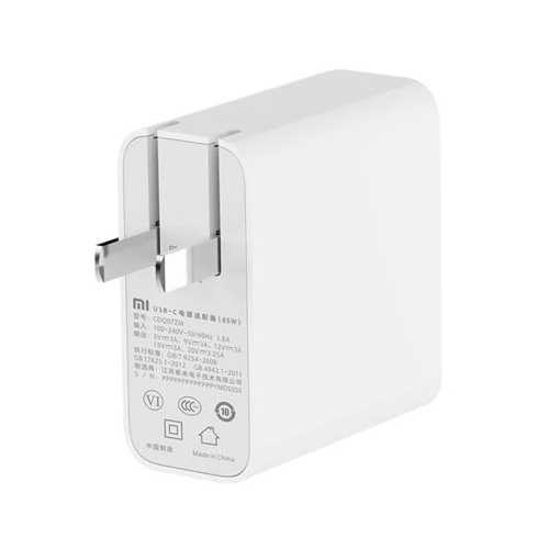 Original Xiaomi CDQ07ZM USB-C 65W Power Adapter