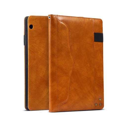 Multifunction Silk Grain Folding PU Leather Case Cover For Huawei T3 10 9.6 Inch Tablet