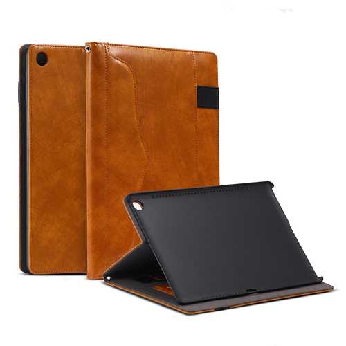 Multifunction Silk Grain Folding PU Leather Case Cover For Huawei M5 10.8 Inch Tablet