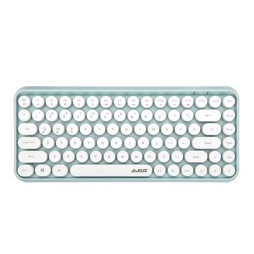 Ajazz 308i Bluetooth 3.0 Wireless Gaming Office Keyboard 84 Keys Classic Round Keys