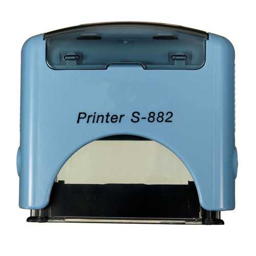 38x14mm S-882 Mini Active Letters Digitals Self Inking Rubber Stamp Seal Office Stationary Business