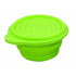 BPA-Free 1.5 Cup Collapsible Silicone Container with Lid, Lime