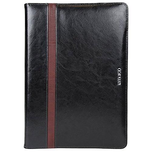 Maroo Leather Folio Case for Microsoft Surface Pro 3 Surface Pro 4 - Black