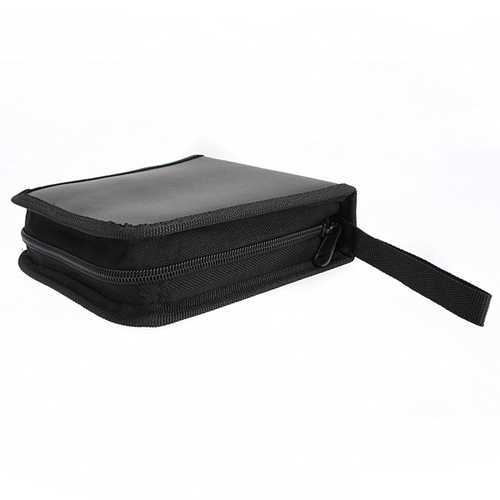 40 disc CD DVD Holder Disc Organizer Wallet Bag Album Black