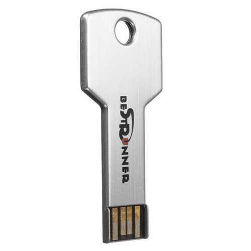 Bestrunner 32GB USB Metal Key Drive Flash Memory Drive Thumb Design