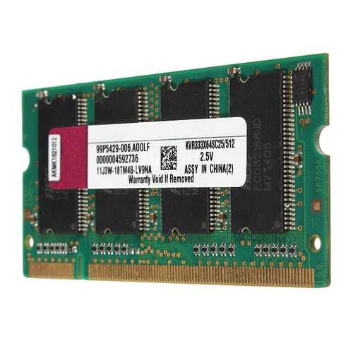 512MB DDR-333 PC2700(SODIMM) Memory RAM KIT 200-Pin for Laptop