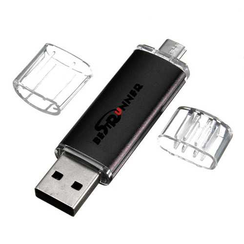 Bestrunner 16G USB to Micro USB Flash Drives U Disk For PC and OTG Smartphone