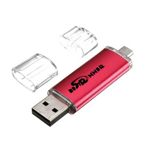 Bestrunner 32G USB to Micro USB Flash Drive U Disk For PC and OTG Smartphone