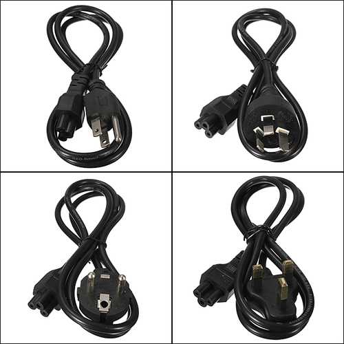 AC Power Supply Adapter Cord Cable Lead 3-Prong for Laptop