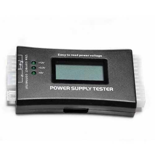 Digital LCD Power Supply Tester for PC  ATX/BTX/ITX 4Pin SATA HDD