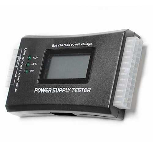 Digital LCD Power Supply Tester for PC  ATX/BTX/ITX 4Pin SATA HDD