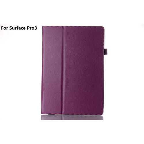 Folding Stand PU Leather Case Cover For Microsoft Surface Pro3 Tablet