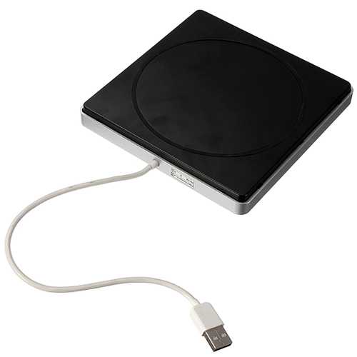 External Slot-in USB DVD CD RW Driver DVD Burner for Laptop Macbook