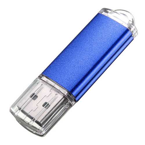 5 x 128MB USB 2.0 Flash Drive Candy Blue Memory Storage Thumb U Disk