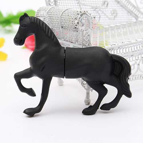 32GB USB 2.0 Fashion Horse Model Flash Drive Memory Stick U Disk