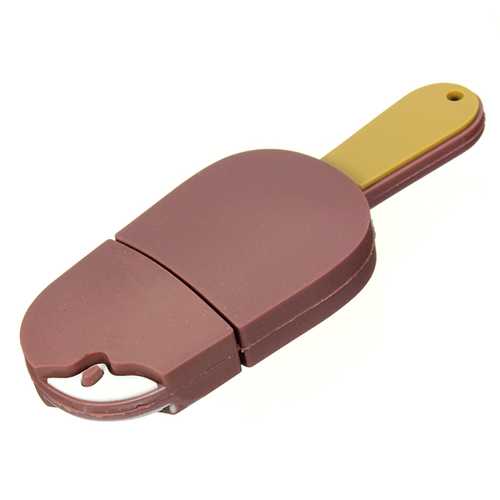 16GB USB2.0 Chocolate Ice Cream Model Flash Drive Memory U Disk