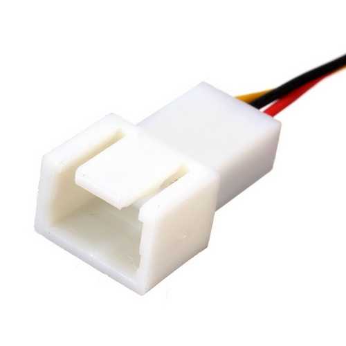 3 Pin PC Case Fan Power Splitter Cable Lead 1 Female to 2 Male 15cm