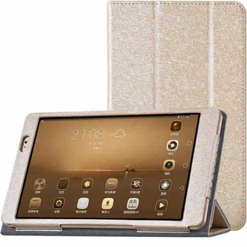 Tri-fold Stand PU Leather Case for Huawei MediaPad M2 Tablet