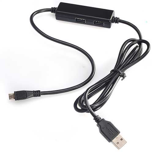 4 Ports Micro USB OTG with Fixed Charger Cable for windows Tablet PC