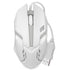 3-Button USB 3D Optical Scroll LED Gaming Mouse w/1600dpi (White) - Retail Hanging Package