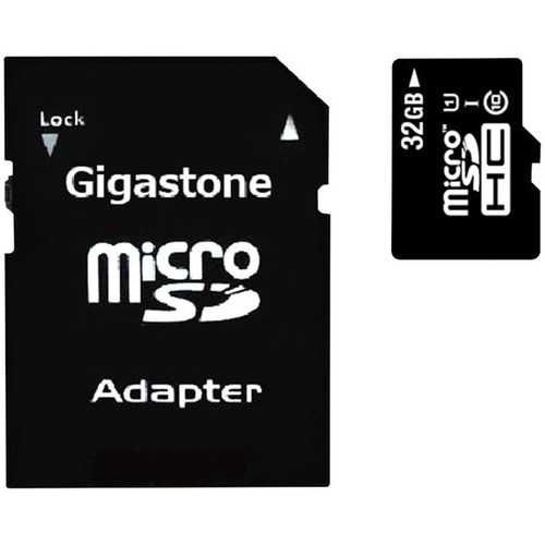 Gigastone(R) GS-2IN1600X32GB-R Prime Series microSD(TM) Card with Adapter (32GB)