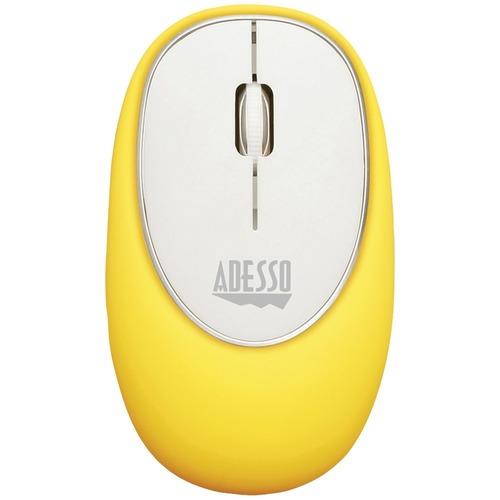 Adesso(R) IMOUSE E60Y iMouse(TM) E60 Wireless Antistress Gel Mouse (Yellow)