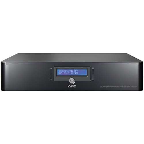 APC(R) J25B 8-Outlet J-Type Rack-Mountable Power Conditioner with Battery Backup