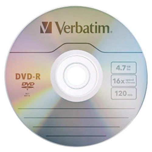 Verbatim(R) 97957 4.7GB 120-Minute 16x DVD-Rs, 10 pk