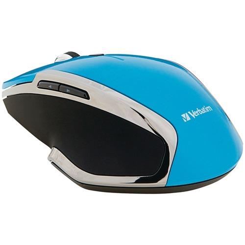 Verbatim(R) 99016 Wireless Notebook 6-Button Deluxe Blue LED Mouse (Blue)