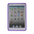 REIKO IPAD MINI/MINI 2 HYBRID HEAVY DUTY MESH CASE WITH KICKSTAND IN WHITE PURPLE