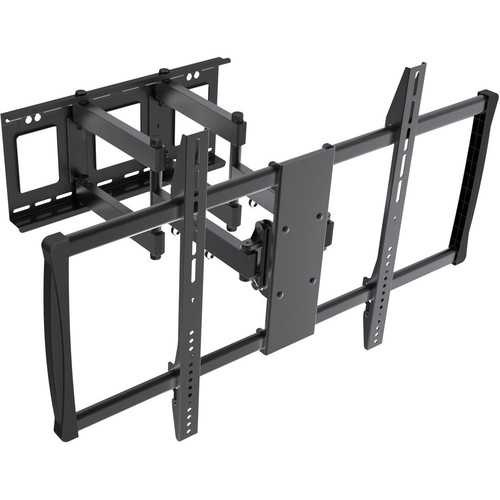 Ergotech Wall Mount for TV - 100 Screen Support - 176 lb Load Capacity - Black