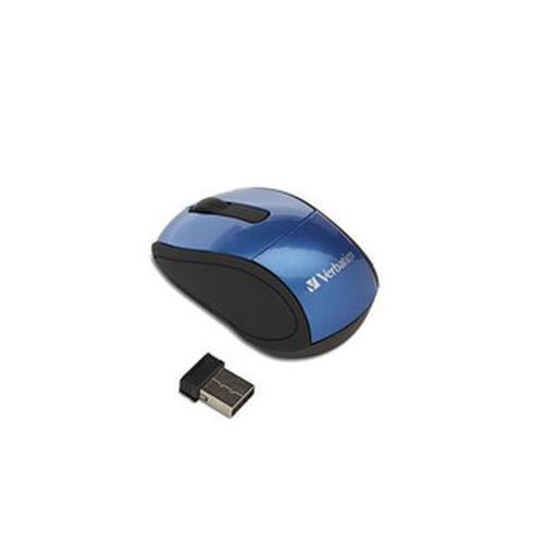 Wireless Mini Travel Mouse Blu