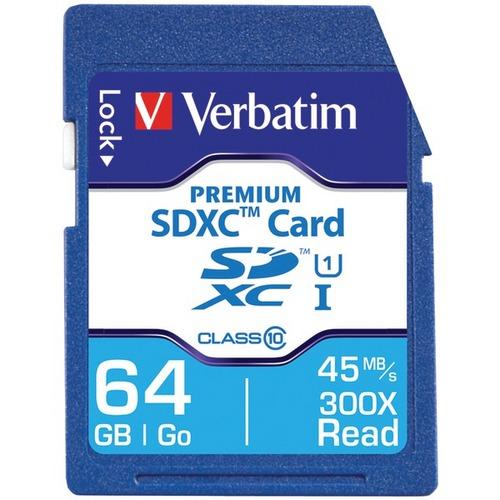 Verbatim(R) 44024 Class 10 Premium SDXC(TM) Card (64GB)